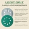 Legit Grit 5 inch Sand paper Disc, 8-Hole, 120 Grit, 150PK LG5-8120-150 - alternate 6